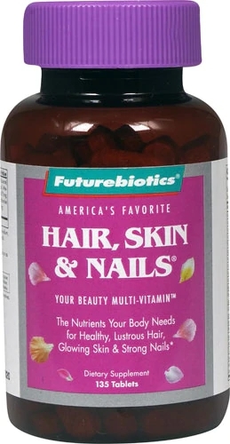Futurebiotics Hair Skin and Nails 135 Tablets - Saúde e Beleza da Raiz às Pontas