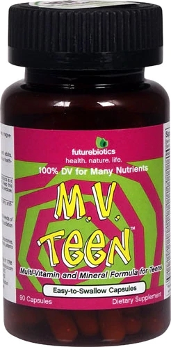 Futurebiotics M.V. Teen™ Multivitamínico para Adolescentes - 90 Cápsulas