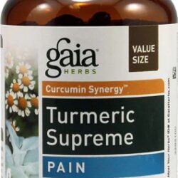 Gaia Herbs Curcumin Synergy™ Cúrcuma Suprema Alívio da Dor - 120 Cápsulas Líquidas Vegetarianas