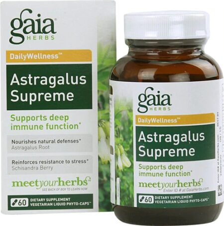 Gaia Herbs Daily Wellness™ Astragalus Supreme -- 60 Vegetarian Liquid Phyto-Caps™