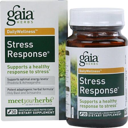 Gaia Herbs DailyWellness™ Stress Response -- 30 Vegetarian Liquid Phyto-Caps™