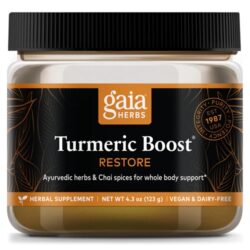 Gaia Herbs Turmeric Boost Restore 122g - Potencializador de Saúde e Bem-Estar
