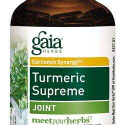 Gaia Herbs Turmeric Supreme Joint 120 Cápsulas Veganas - Saúde Articular Potente