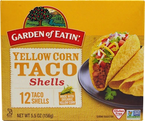 Garden of Eatin' Taco Shells de Milho Amarelo - 12 Unidades para seus Tacos Perfeitos
