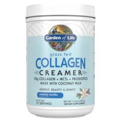Garden of Life Collagen Creamer Baunilha - 330g: Vitalidade e Beleza da Cabeça aos Pés