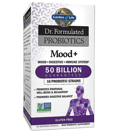 Garden of Life Dr. Formulated Probiotics Mood + -- 50 billion - 60 Vegetarian Capsules