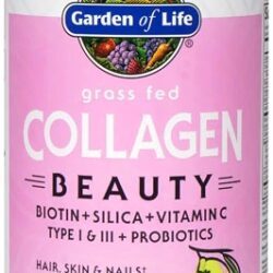 Colágeno Beauty Garden of Life Morango Limonada 270g - Pele, Cabelos e Unhas Radiantes
