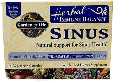 Garden of Life Herbal Immune Balance™ Sinus -- 60 Vegetarian Capsules