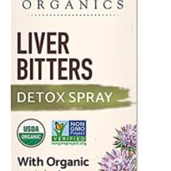 Garden of Life mykind Organics Liver Bitters Detox Spray 60ml - Suporte Hepático e Bem-Estar