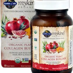 Garden of Life mykind Organics Plant Collagen Builder - 60 Cápsulas Veganas | Beleza e Saúde da Pele