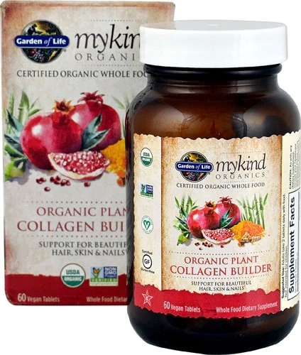 Garden of Life mykind Organics Plant Collagen Builder - 60 Cápsulas Veganas | Beleza e Saúde da Pele