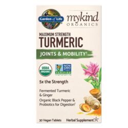Garden of Life mykind Organics Cúrcuma Força Máxima para Articulações e Mobilidade - 30 Comprimidos Veganos