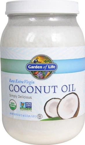 Óleo de Coco Extra Virgem Orgânico Garden of Life - 1.655ml Puro e Cru