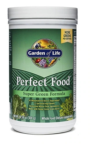 Garden of Life Perfect Food® Super Green Formula Pó 299g - Vitalidade e Nutrição Completa