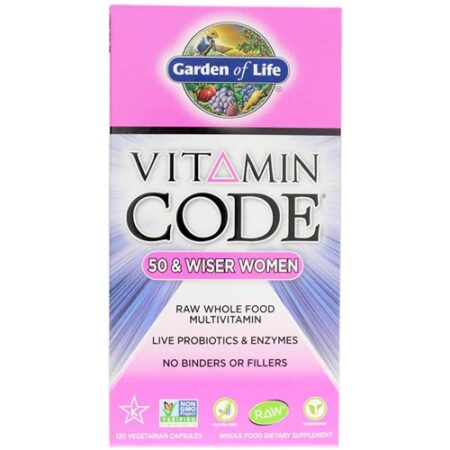 Garden of Life Vitamin Code® 50 & Wiser Women Whole Food Multivitamin -- 120 Vegetarian Capsules