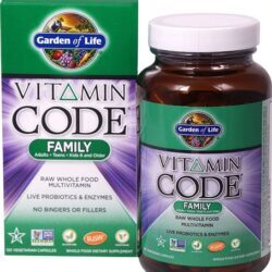Garden of Life Vitamina RAW Family Formula - 120 Cápsulas Vegetarianas - Nutrição Completa
