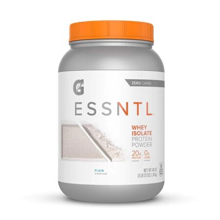 Gatorade ESSNTL Whey Isolate Protein Powder Plain -- 3 lb