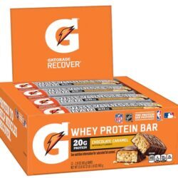 Gatorade Barra de Proteína Whey Chocolate Caramelo - Pack 12 Unidades