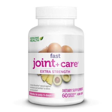 Genuine Health Fast Joint + Care Extra Strength -- 60 Vegetarian Capsules