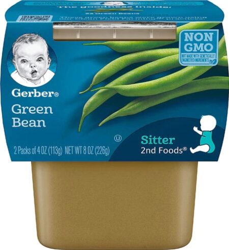 Gerber 2nd Foods Green Bean -- 2 Packs