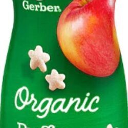 Gerber Organic Puffs Maçã: Snack Crocante Orgânico para Bebês | Rico em Ferro e Vitamina E - 42g