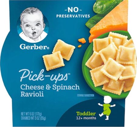 Gerber Pasta Pick-Ups® Ravioli Cheese & Spinach -- 6 oz