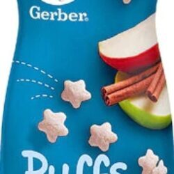 Gerber Puffs Maçã e Canela 42g | Snack para Bebês com Vitaminas e Minerais