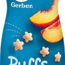 Gerber Puffs Pêssego 42g: Snack Saudável & Nutritivo para Bebês em Crescimento