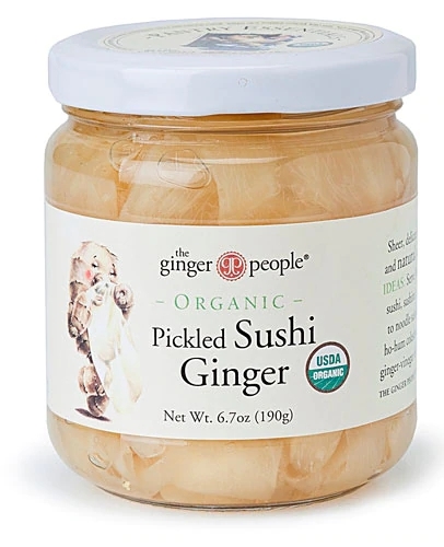 Gengibre Orgânico para Sushi Ginger People - 190g: Frescor e Sabor Autêntico