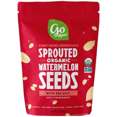 Go Raw All Organic Sprouted Watermelon Seeds -- 10 oz