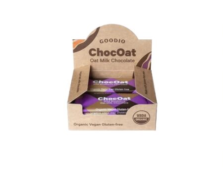 Goodio ChocOat Oat Milk Chocolate Wild Blueberry -- 10 Bars