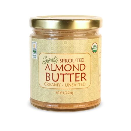 Gopal's Sprouted Almond Butter, Creamy Unsalted -- 8 oz