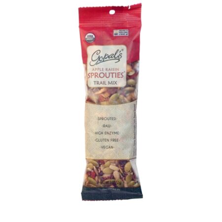 Gopal's Sprouties Trail Mix Apple Raisin -- 2 oz