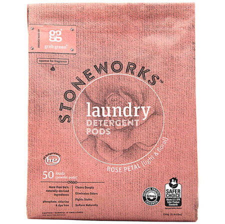 GrabGreen Stoneworks Laundry Detergent Rose Petal -- 50 Loads