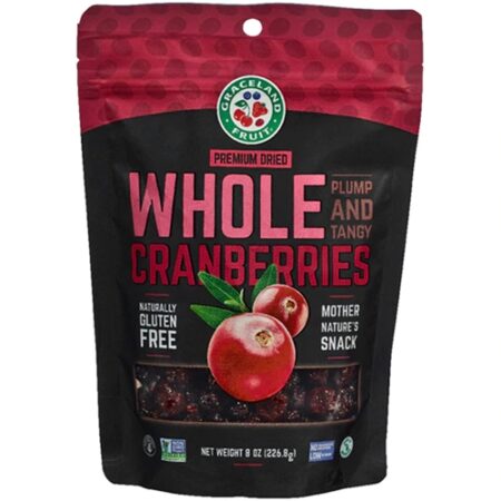 Graceland Fruit Whole Cranberries Premium Dried -- 8 oz