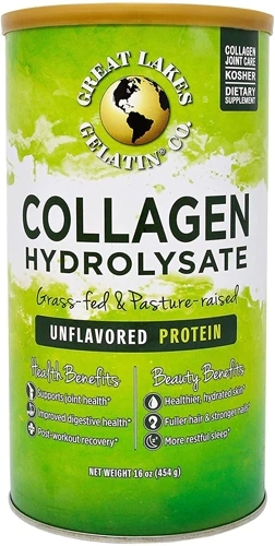 Colágeno Hidrolisado Great Lakes Gelatin Co. Sem Sabor 454g - Potencialize Sua Saúde
