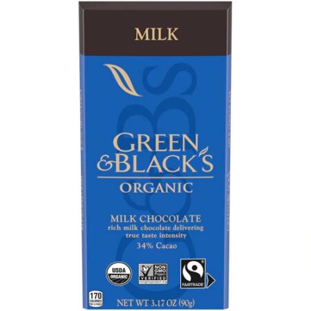 Green & Black's Organic Milk Chocolate -- 3.17 oz