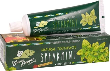 Green Beaver Natural Toothpaste Spearmint -- 2.5 fl oz