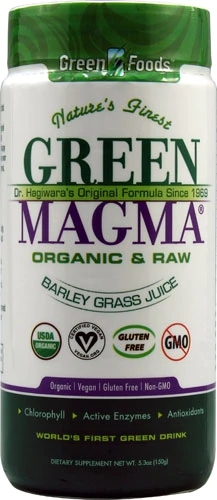 Green Magma Dr Hagiwara Suco de Erva de Cevada em Pó - 150g - Saúde e Vitalidade