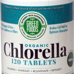 Green Foods Chlorella Orgânica 500mg - 120 Tablets: Potencialize Sua Saúde e Vitalidade!