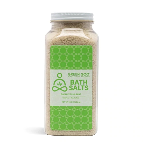 Sal de Banho Natural Green Goo Alívio Eucalipto & Menta - 454g | Relaxamento Profundo