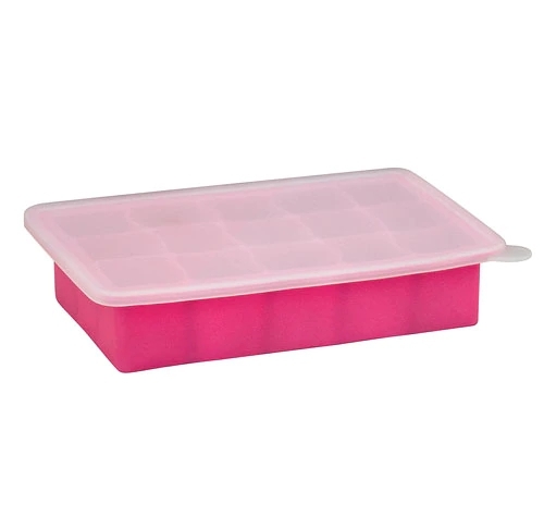 Bandeja Congeladora de Papinha de Bebê Green Sprouts Rosa 7 Potes de 75ml cada - Total 525ml