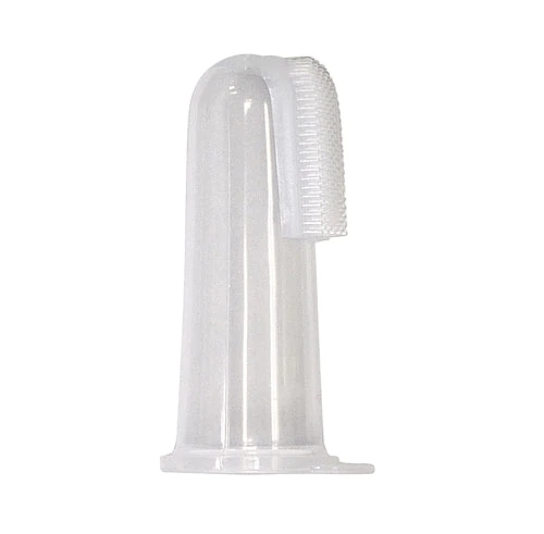 Escova de Dente Dedal de Silicone Green Sprouts - 1 Unidade - Higiene e Conforto para Bebês