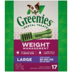 Greenies Controle de Peso para Cães Grandes (22-45kg) - Petiscos Dentais 765g