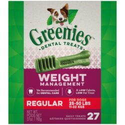 Greenies Weight Management Petiscos Dentais para Cães (11-23 kg) - 765g
