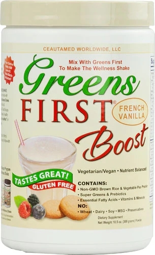 Greens First Boost® French Vanilla - 298g: Nutrição Completa em Cada Dose