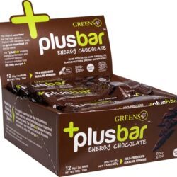 Greens Plus Plusbar™ Energy Chocolate com 12 Barras - Sua Dose de Vitalidade