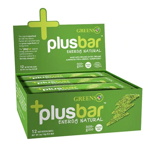 Greens Plus +plusbar Protein Energy Natural - 12 Barras de 57g (Total 684g) - Energia e Nutrição Pura
