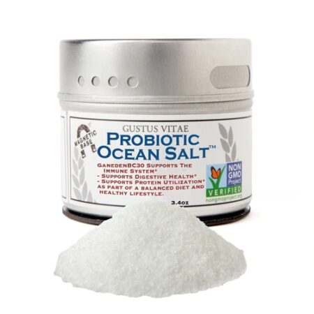 Gustus Vitae Gourmet Probiotic Ocean Salt -- 3.4 oz