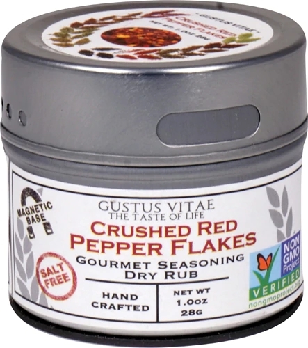 Pimenta Vermelha Triturada Gustus Vitae Gourmet - Tempero Magnético 28g